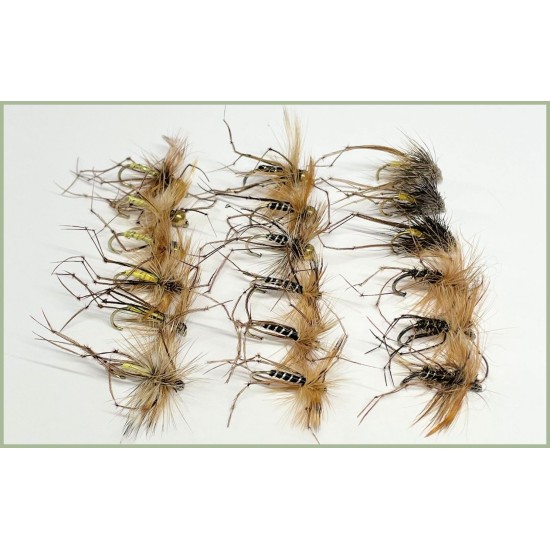 daddy long legs fishing flies variety pack, autumn fishing flies